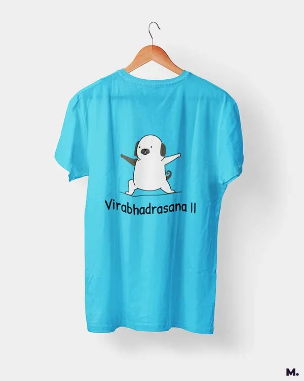 Virabhadrasana printed t shirts