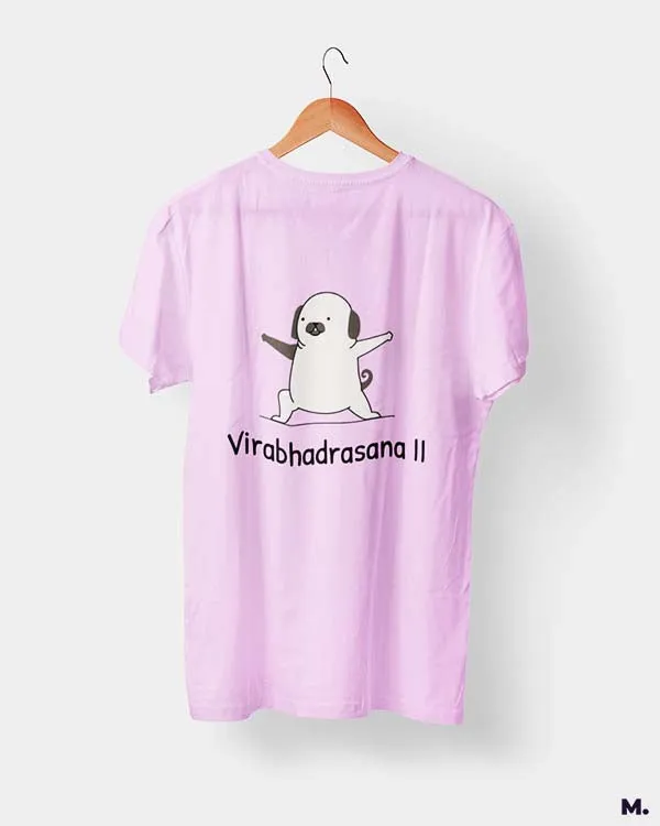Virabhadrasana printed t shirts
