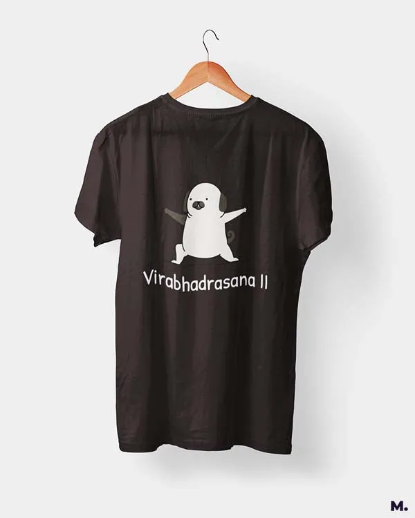 Virabhadrasana printed t shirts