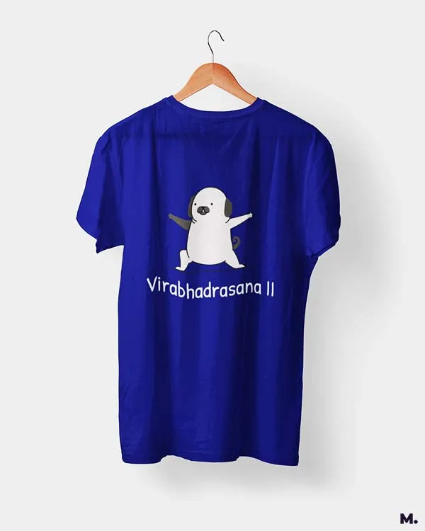 Virabhadrasana printed t shirts