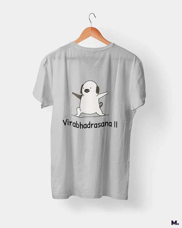 Virabhadrasana printed t shirts