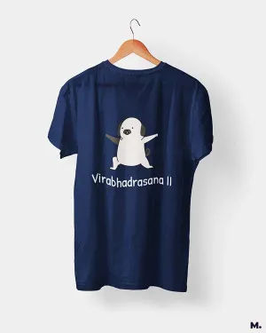 Virabhadrasana printed t shirts