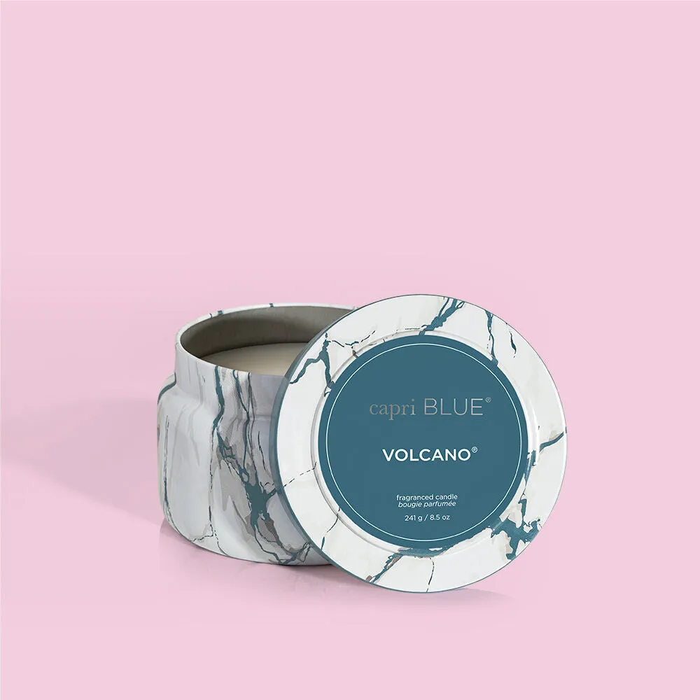 Volcano Modern Marble Tin, 8.5 oz