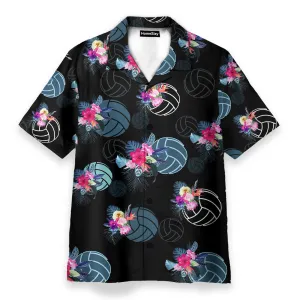 Volleyball Tropical Men's Button's Up Shirts - Hawaiian Shirt
