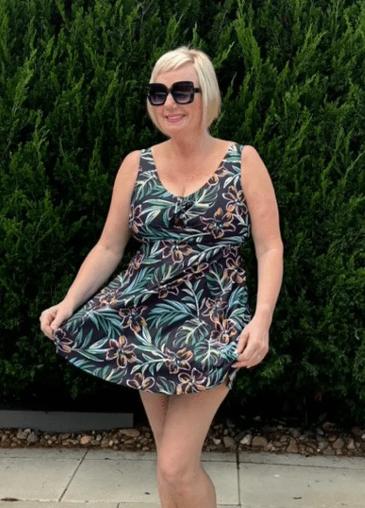 Waterfall Swimsuit - Fresh Tropical