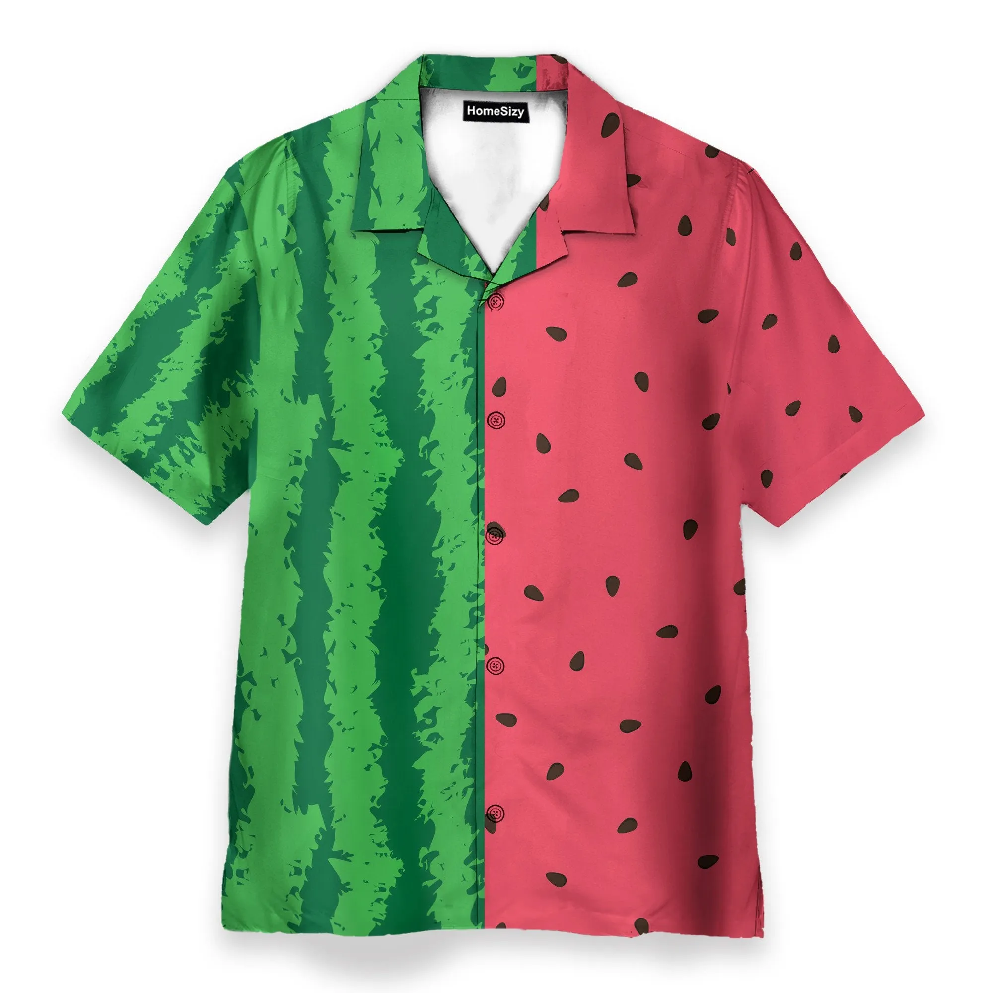 Watermelon Tropical Funny Button's Up Shirts - Hawaiian Shirt & Beach Shorts
