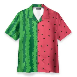 Watermelon Tropical Funny Button's Up Shirts - Hawaiian Shirt & Beach Shorts