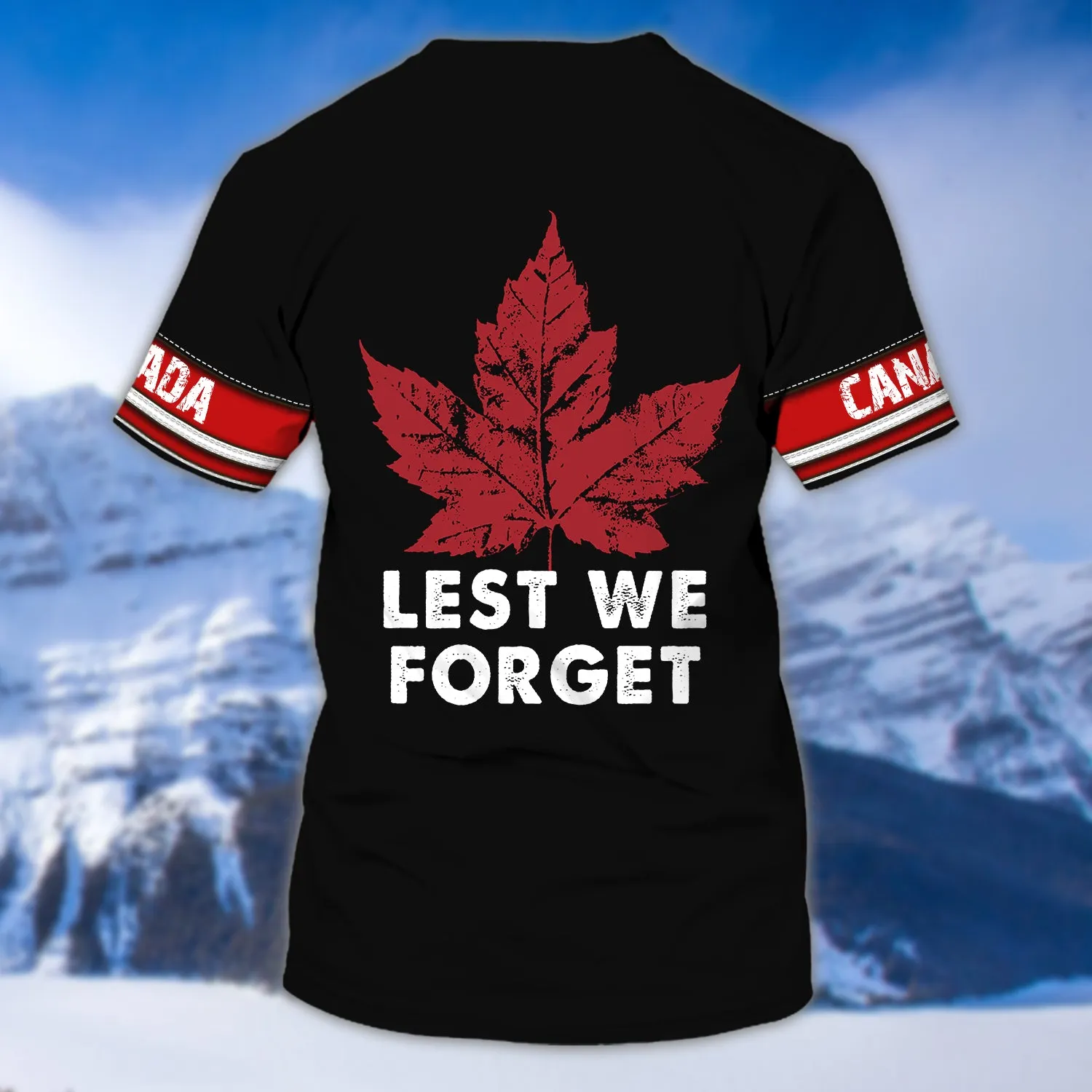 We Knell For The Fallen Remembrance Day Veterans Canada 3D Shirt