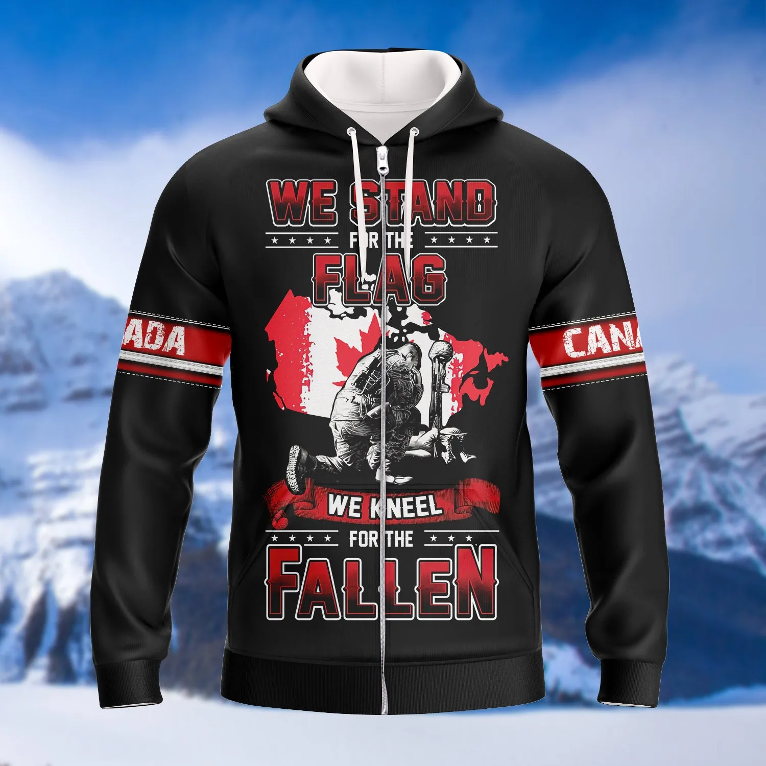 We Knell For The Fallen Remembrance Day Veterans Canada 3D Shirt