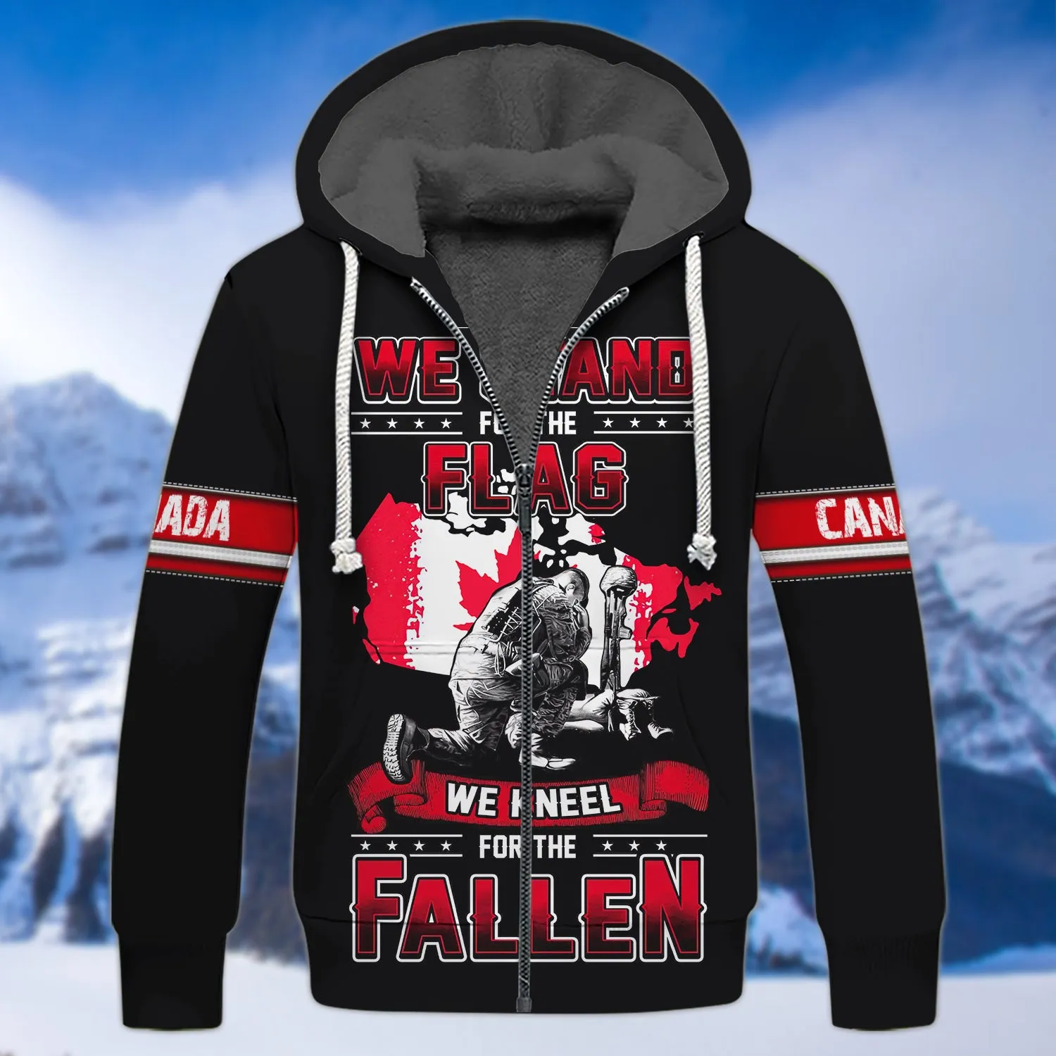 We Knell For The Fallen Remembrance Day Veterans Canada 3D Shirt