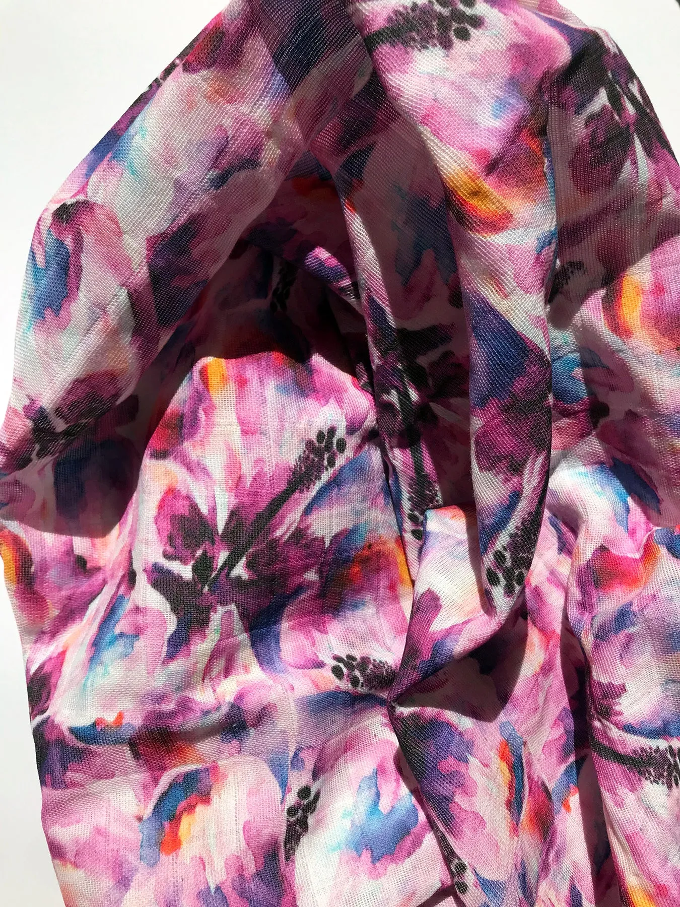 Wild Hibiscus Infinity Scarf