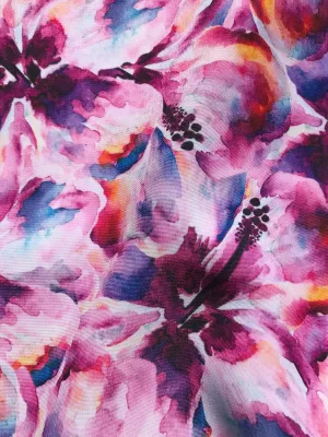 Wild Hibiscus Infinity Scarf