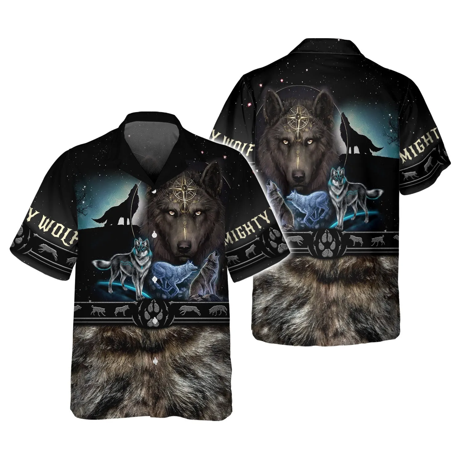 Wolf Tattoo 3D All Print Shirts