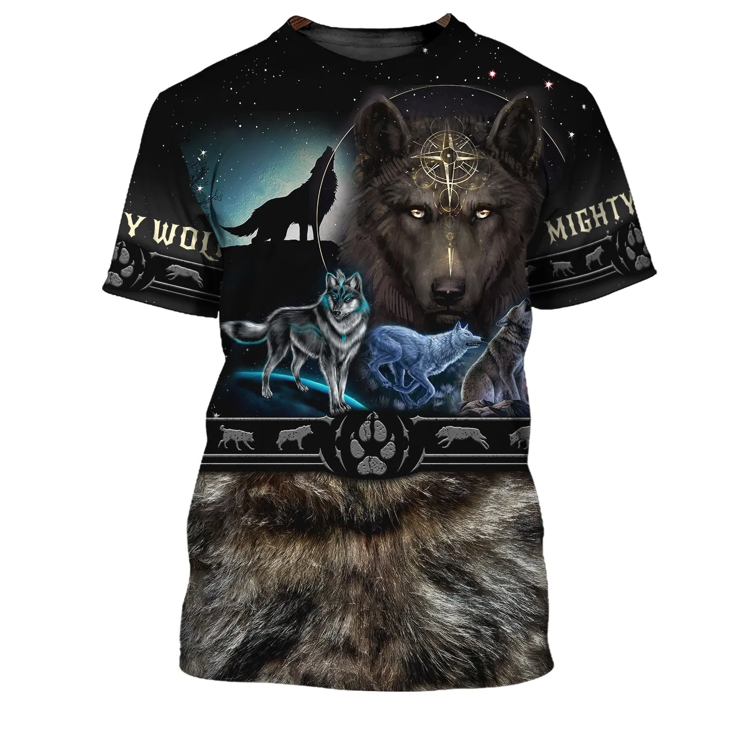 Wolf Tattoo 3D All Print Shirts