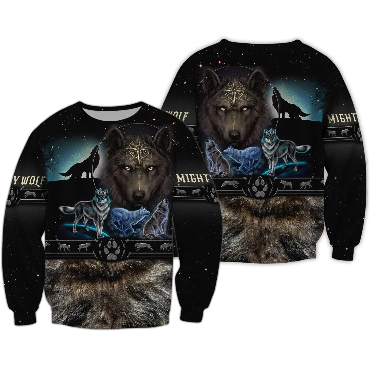 Wolf Tattoo 3D All Print Shirts
