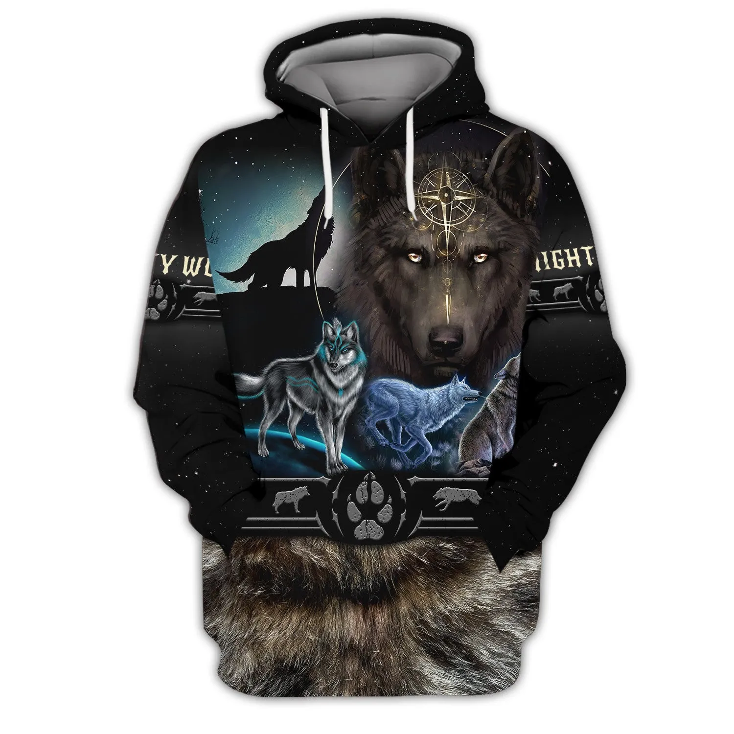 Wolf Tattoo 3D All Print Shirts