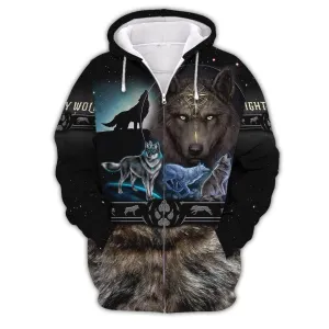 Wolf Tattoo 3D All Print Shirts