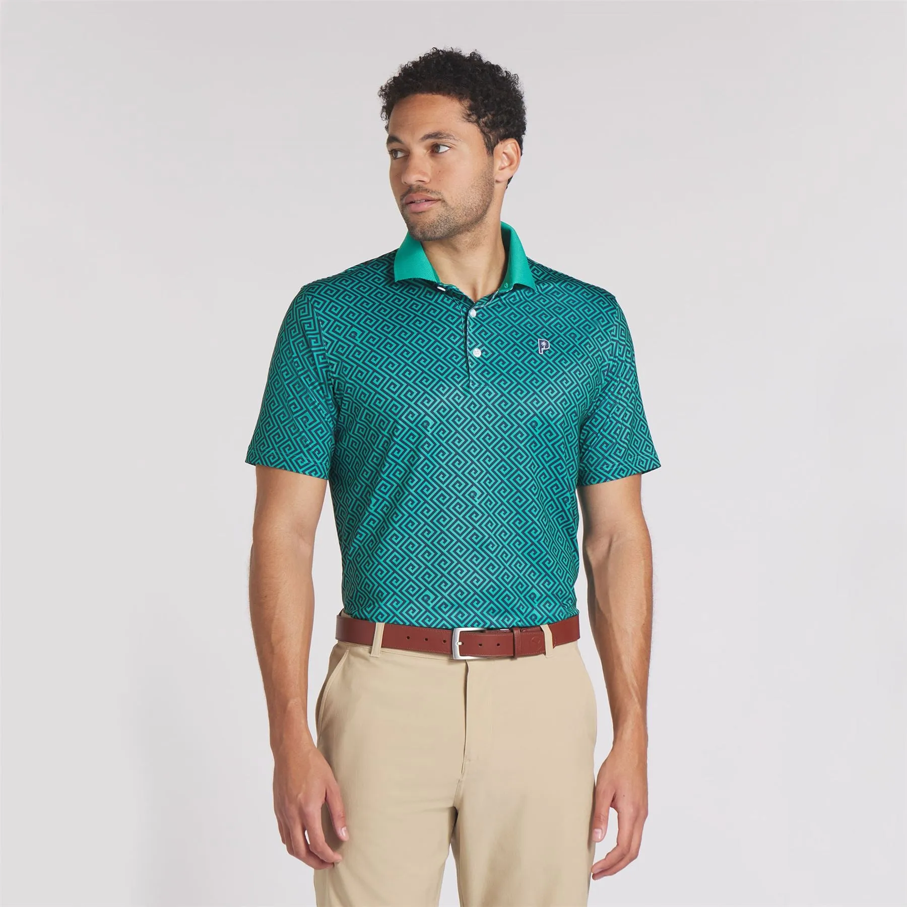x PTC Resort Polo Deep Navy/Sparkling Green