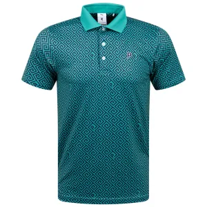 x PTC Resort Polo Deep Navy/Sparkling Green