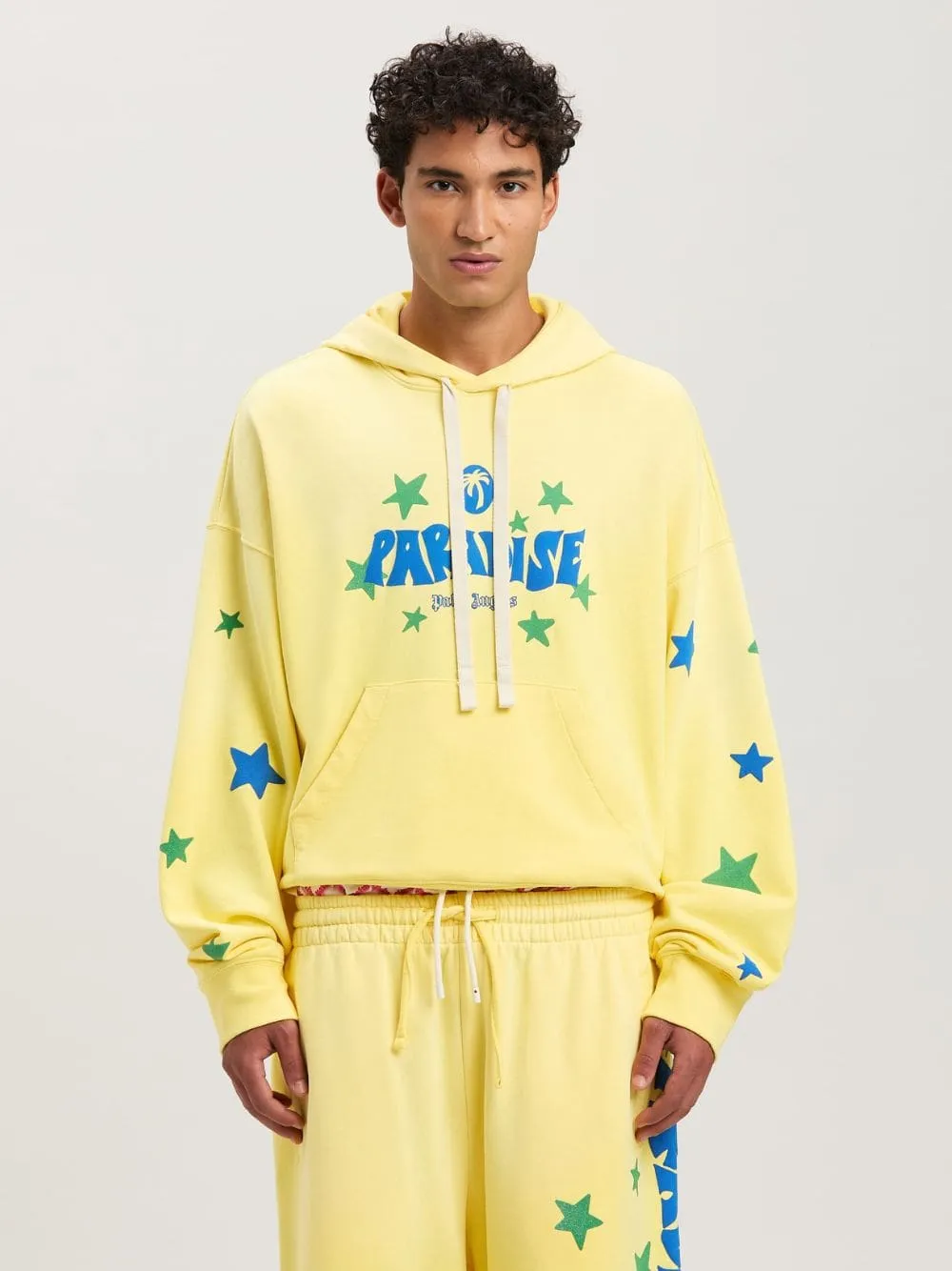 Yellow Paradise Graphic Sweatshirt