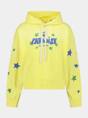 Yellow Paradise Graphic Sweatshirt