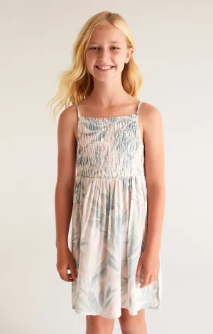 Z Supply Girls Ruth Oasis Dress - Moss Grey