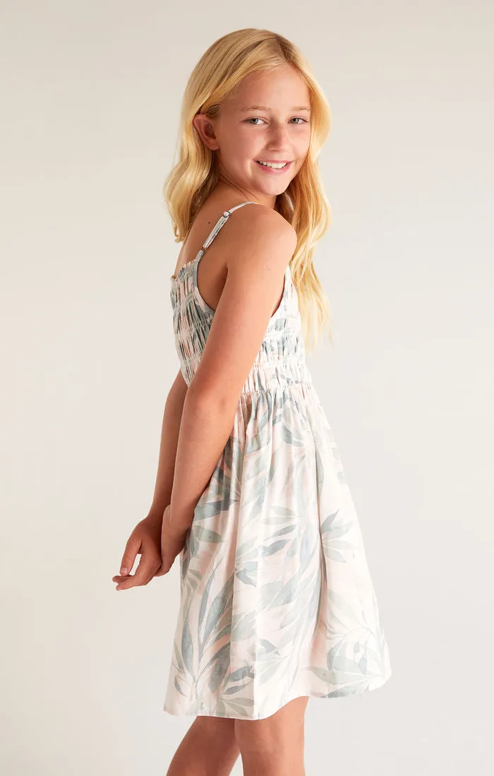 Z Supply Girls Ruth Oasis Dress - Moss Grey