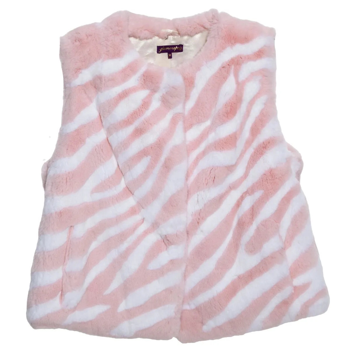 Zebra Rex Cropped Vest
