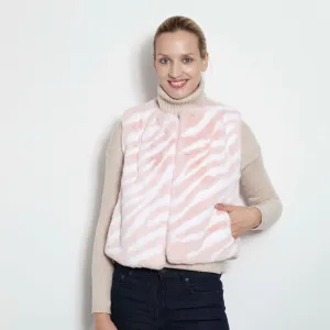 Zebra Rex Cropped Vest