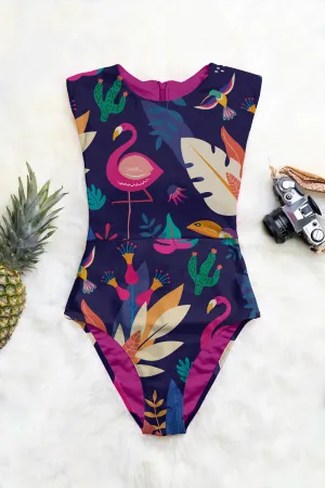 Zip Up One-Piece