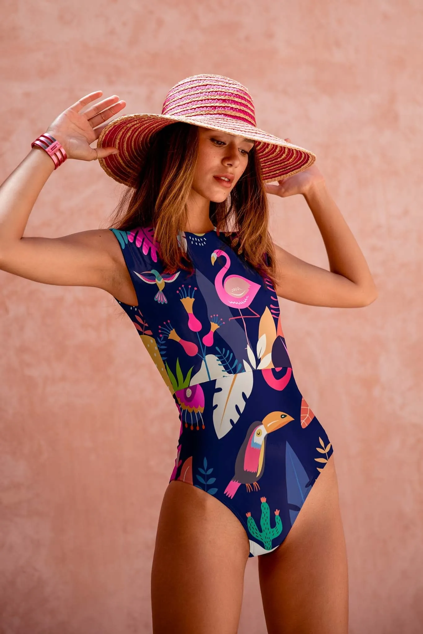 Zip Up One-Piece